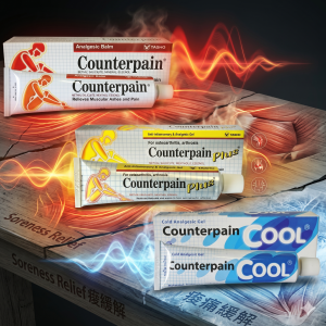 泰國 Counterpain 肌肉外用保養膏 藍紅120g與金50g 運動後日常放鬆必備